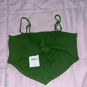 Forever 21 Olive Green Sleeveless Top
